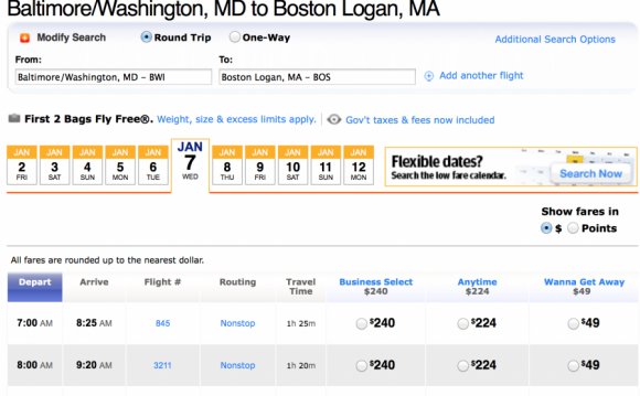 Cheap Flights From Bwi To