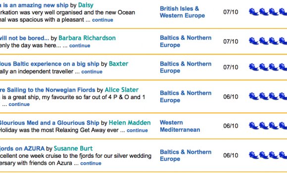 P&O S Azura gets mostly raves