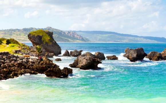 Rocky coastline of barbados