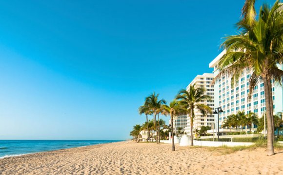 Blue skies on ft. lauderdale