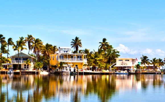 Colorful houses in key west