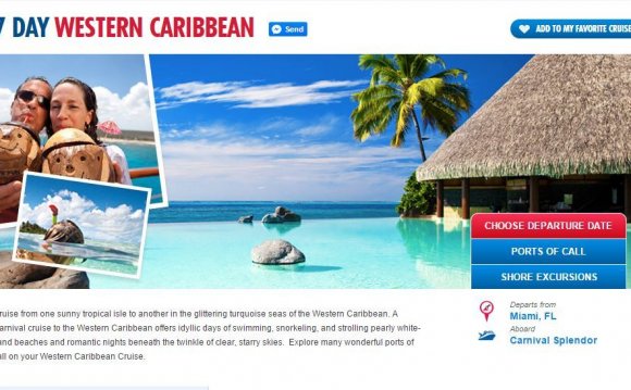 Cruise from one sunny tropical