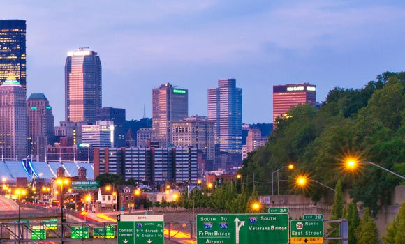 Skyline - Pittsburgh from 279N