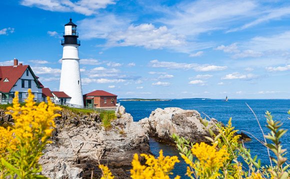 Portland head lighthouse in