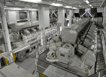 Allure cruise ship engine room