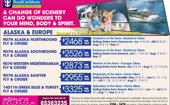 Royal Caribbean Cruises deals