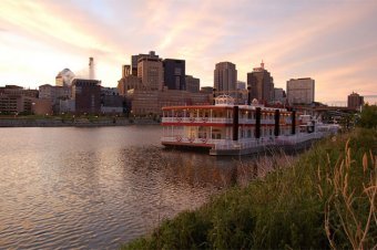 St. Paul along the Mississippi R.