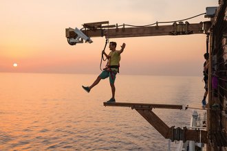 Stay active at sea with the Norwegian Sports Complex, including walking The Plank Stay active at sea with the Norwegian Sports Complex, including walking The Plank