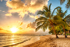 Sunset in Barbados - photo courtesy of Filip Fuxa/Shutterstock