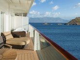 Cruise ship balcony