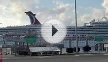 Carnival Cruise Ship Galveston Leaving Port