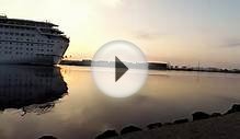 Carnival Cruise Ship PARADISE Arriving From Sea In Port