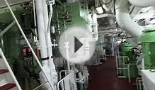 Cruise ship engine room