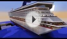 Minecraft Cruise Ship- Carnival Valor [Full Interior