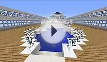 Minecraft Megabuild: Norwegian Sun Cruise Ship (Build Day 1)