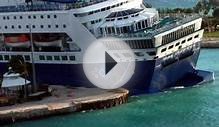 Passengers describe chaos after cruise ship runs aground