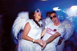 You can get your energy flowing at the White Hot Party